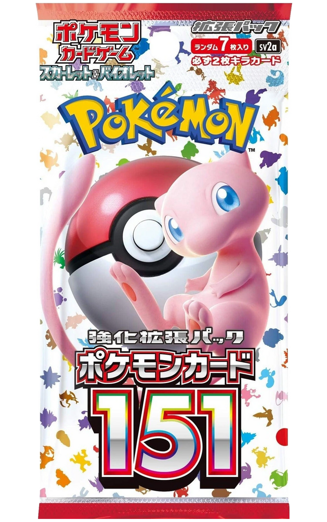 Pokemon TCG - Scarlet & Violet - 151 (SV2a) - Booster Pack (Japonés)
