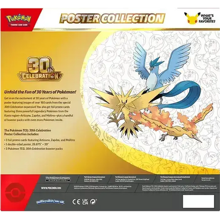 Pokemon TCG - 30th Celebration - Poster Collection (Inglés)