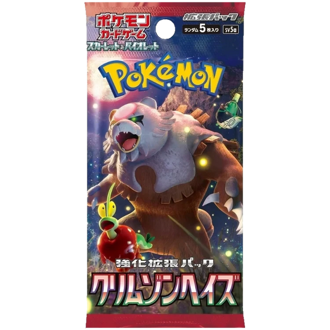 Pokemon TCG - Scarlet & Violet - Crimson Haze (SV5a) - Booster Pack (Japonés)