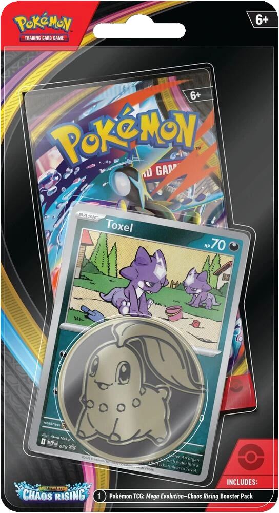Pokemon TCG - Mega Evolution - Chaos Rising (ME4) - Checklane Blister (Inglés)