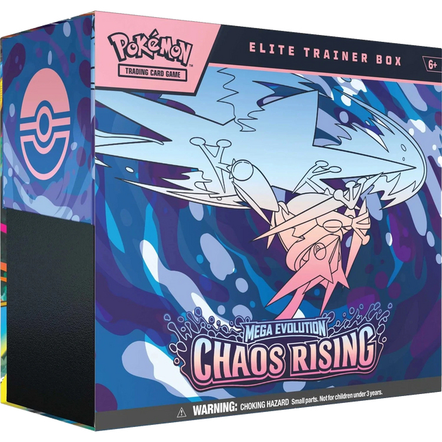Pokemon TCG - Mega Evolution - Chaos Rising (ME4) - Elite Trainer Box (Inglés)