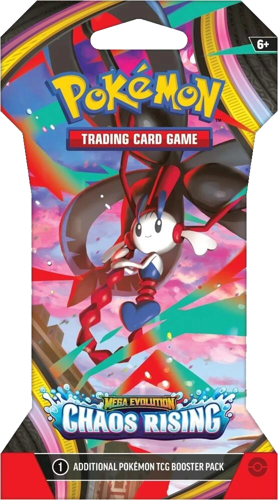 Pokemon TCG - Mega Evolution - Chaos Rising (ME4) - Sleeved Booster Pack (Inglés)