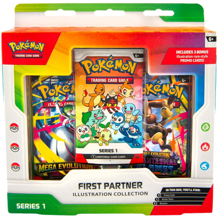 Pokemon TCG - First Partner Illustration Collection - Series 1 (Inglés)