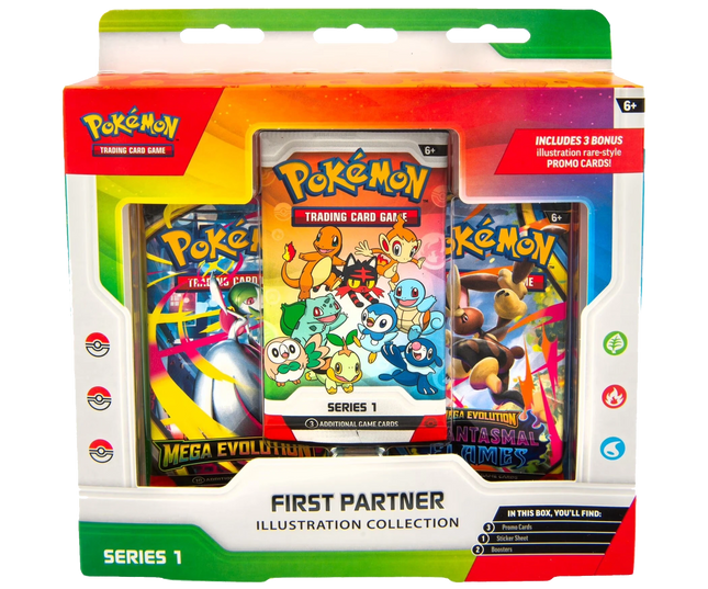Pokemon TCG - First Partner Illustration Collection - Series 1 (Inglés)