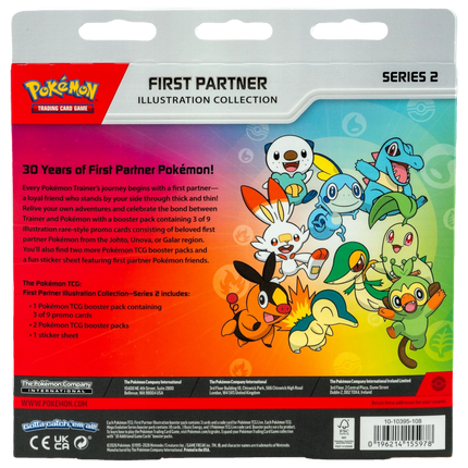 Pokemon TCG - First Partner Illustration Collection - Series 2 (Inglés)