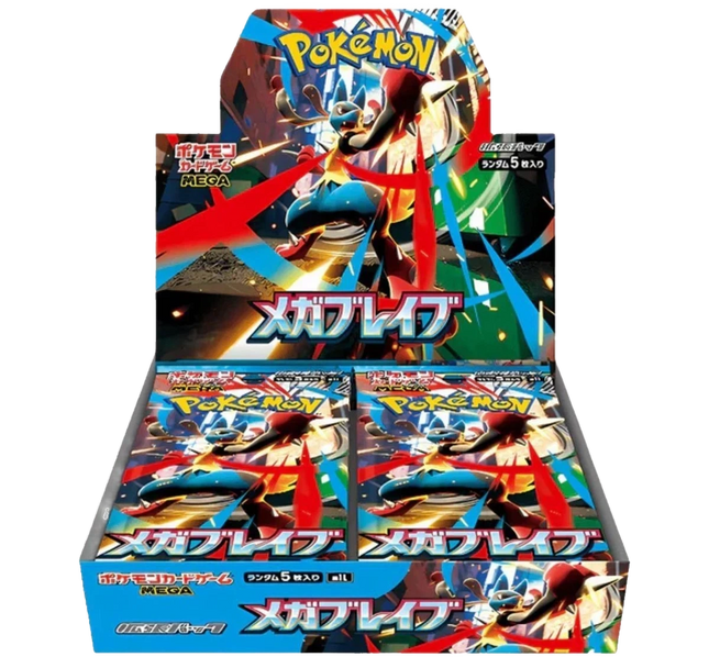 Pokemon TCG - Mega Evolution - Mega Brave (M1L) - Booster Box (Japonés)