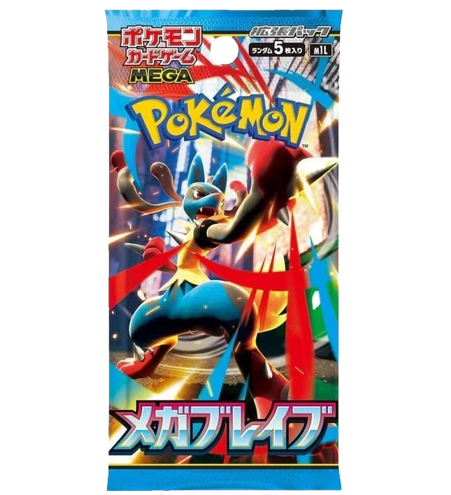 Pokemon TCG - Mega Evolution - Mega Brave (M1L) - Booster Pack (Japonés)