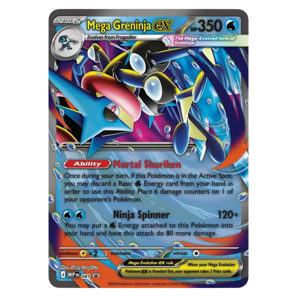 Pokemon TCG - Mega Greninja ex Premium Collection (Inglés)
