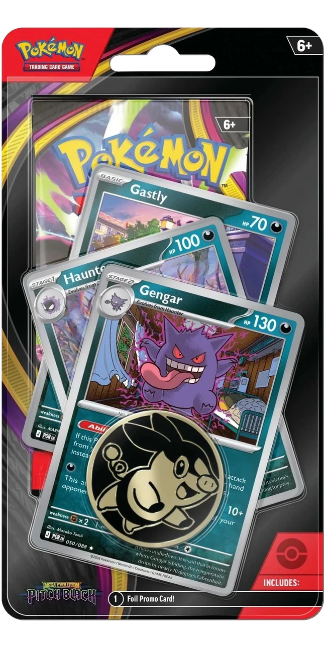 Pokemon TCG - Mega Evolution - Pitch Black (ME5) - Premium Checklane Blister (Inglés)