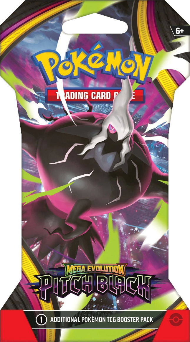 Pokemon TCG - Mega Evolution - Pitch Black (ME5) - Sleeved Booster Pack (Inglés)