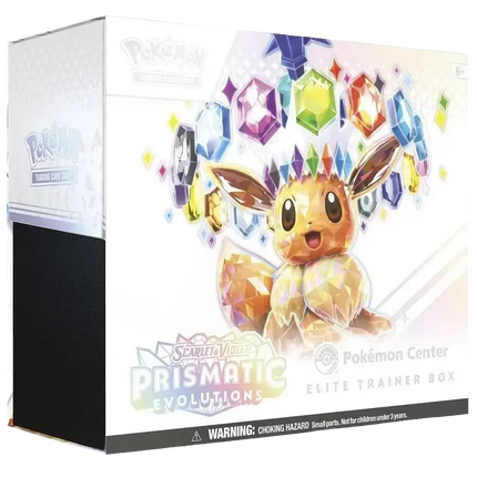 Pokemon TCG - Scarlet & Violet - Prismatic Evolutions - Pokemon Center Elite Trainer Box (Inglés)