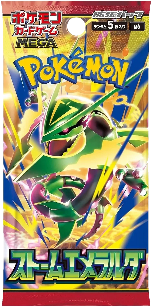 Pokemon TCG - Mega Evolution - Storm Emeralda (M6) - Booster Pack (Japonés)