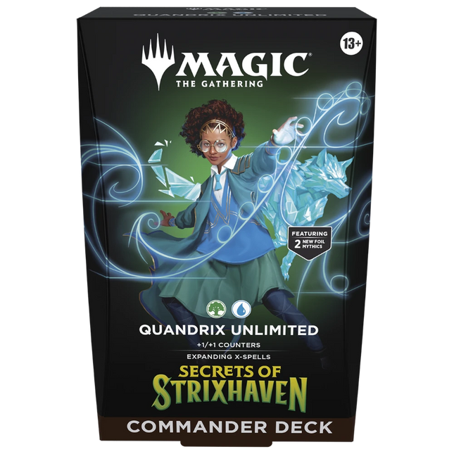 Magic: The Gathering - Secrets of Strixhaven - Quandrix Unlimited Commander Deck (Inglés)