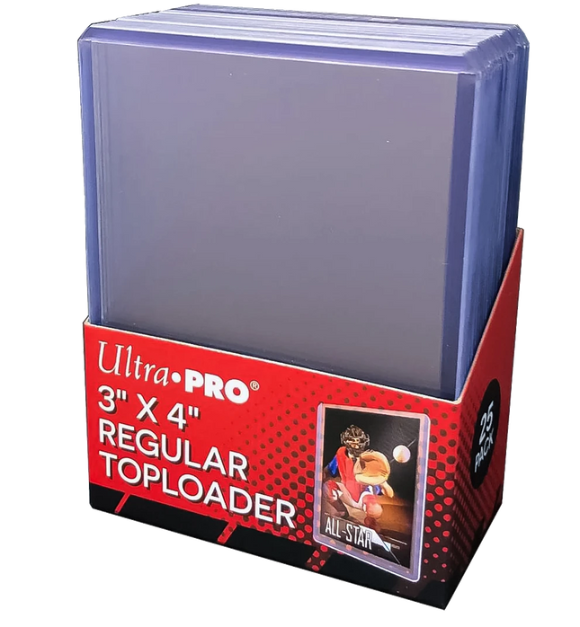 Ultra PRO - Regular Toploaders 3" x 4" (paquete de 25)