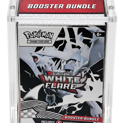 Estuche expositor de acrílico para Pokemon Booster Bundle (tapa magnética)
