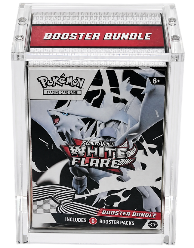 Acrílico Display Case - Booster Bundle - Para S&V & Sets Anteriores (Tapa Magnética)