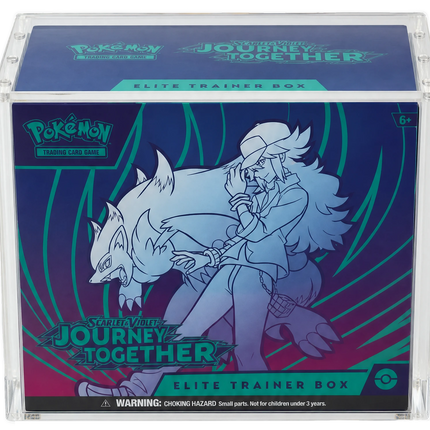 Estuche expositor de acrílico para Pokemon Elite Trainer Box (tapa magnética)