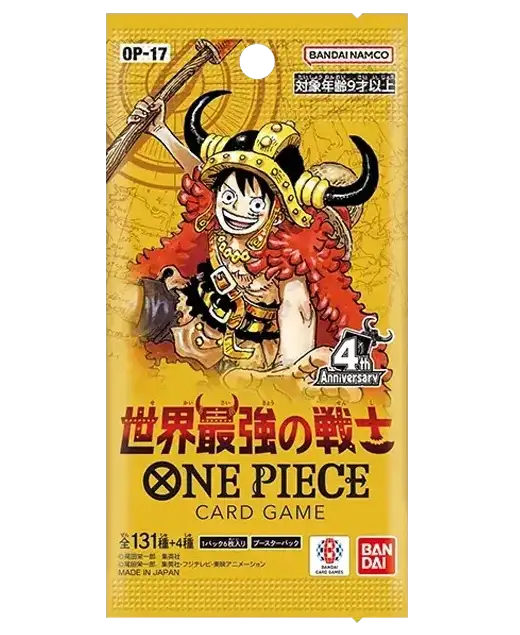 One Piece Card Game - The World's Strongest Warriors (OP-17) - Booster Pack (Japonés)