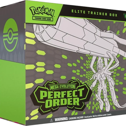 Pokemon TCG - Mega Evolution - Perfect Order (ME3) - Elite Trainer Box (Inglés)