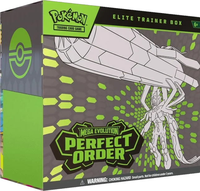 Pokemon TCG - Mega Evolution - Perfect Order (ME3) - Elite Trainer Box (Inglés)